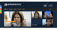 Desktop Screenshot of primeradata.com.ar